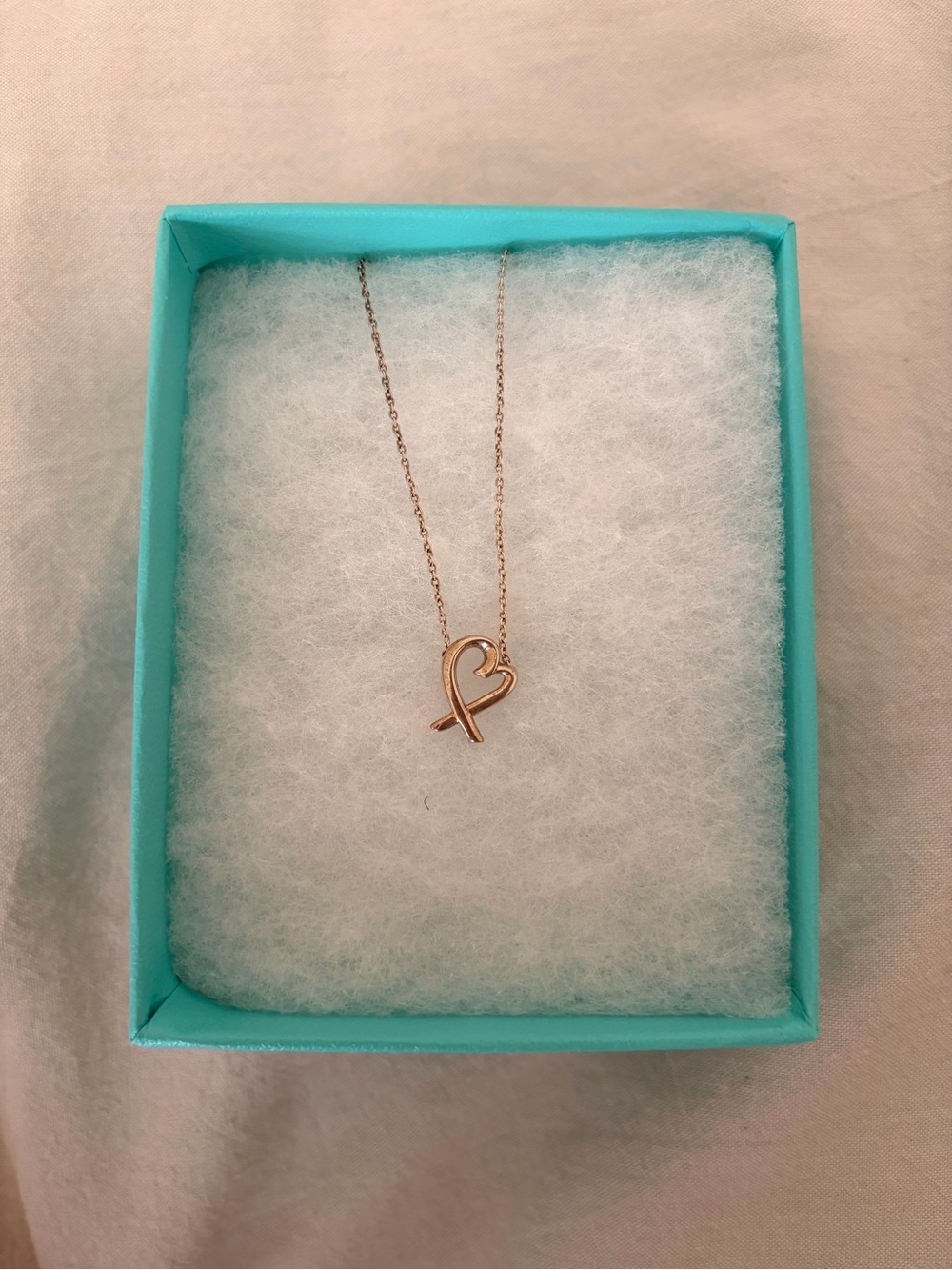 Tiffany Delicate Silver Heart Pendant Necklace - Women Jewelry